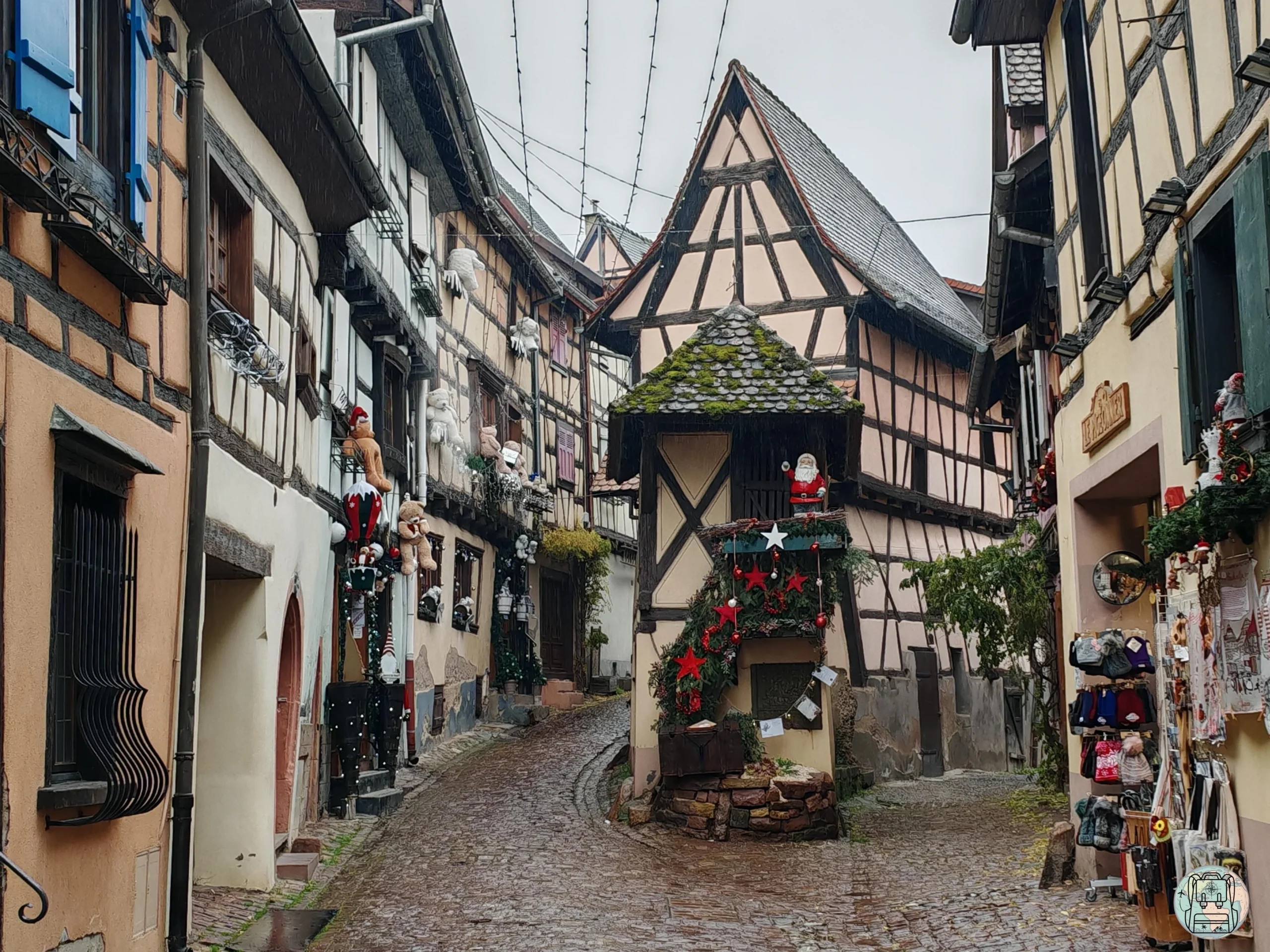Rincón de Le Pigeonnier en el pueblo de Eguisheim
